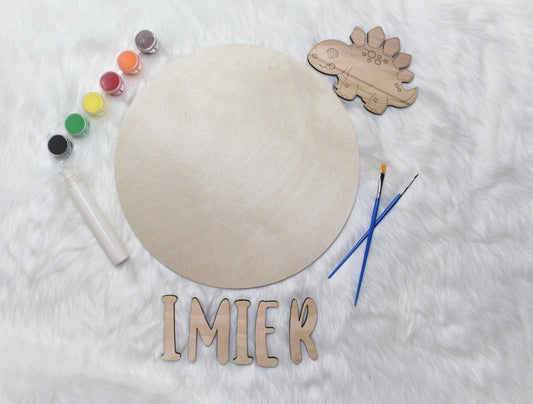 Dino Name Sign DIY Craft Kits