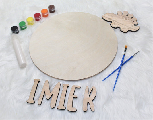 Dino Name Sign DIY Craft Kits