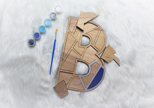 Geo Letter Sign DIY Craft Kits