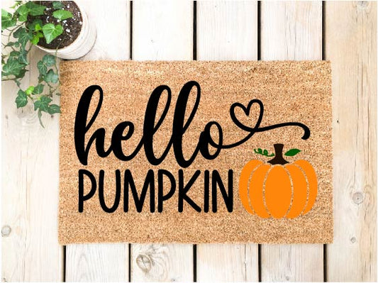 Hello Pumpkin Doormat