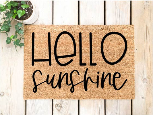 Hello Sunshine Doormat