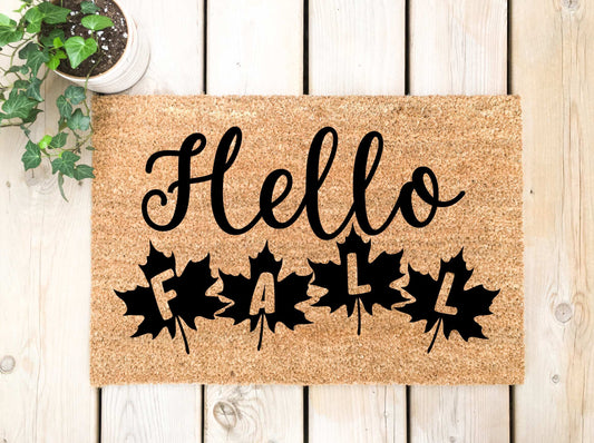 Seasonal Hello fall Doormat