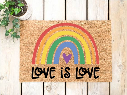 Love is Love Doormat