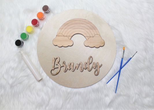 Rainbow Name Sign DIY Craft Kits