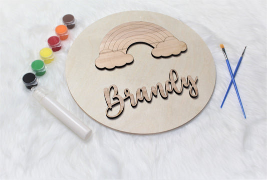 Rainbow Name Sign DIY Craft Kits